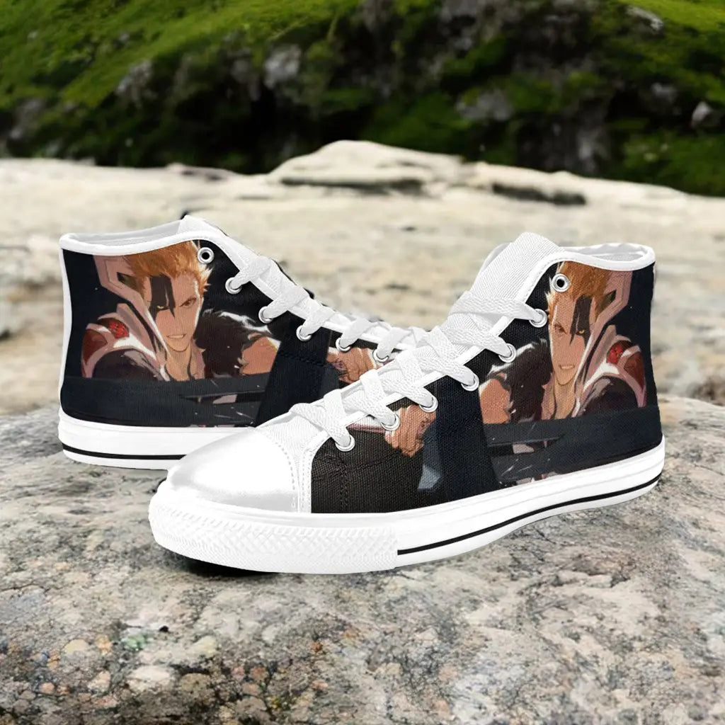 Bleach Kurosaki Ichigo Bankai Custom High Top Sneakers Shoes