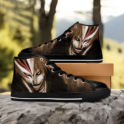 Bleach Kurosaki Ichigo Bankai Custom High Top Sneakers Shoes