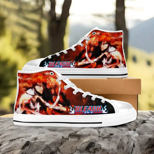 Bleach Kurosaki Ichigo Bankai Custom High Top Sneakers Shoes