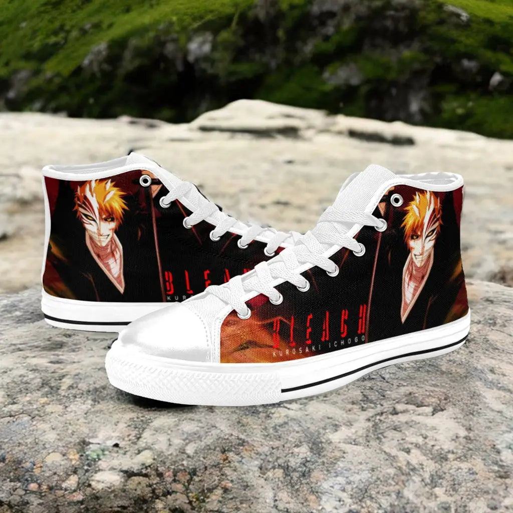 Bleach Kurosaki Ichigo Custom High Top Sneakers Shoes