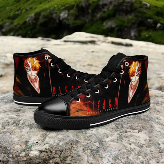 Bleach Kurosaki Ichigo Custom High Top Sneakers Shoes