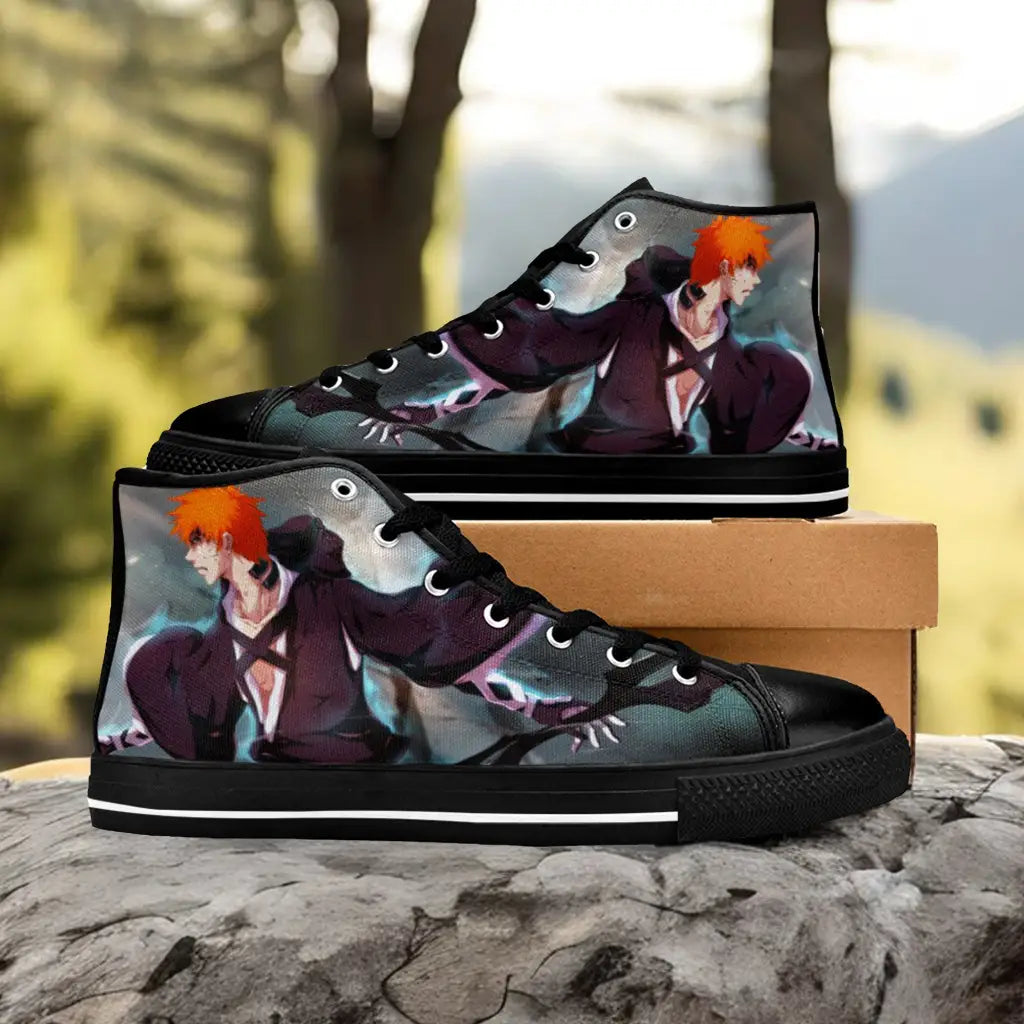 Bleach Kurosaki Ichigo Custom High Top Sneakers Shoes