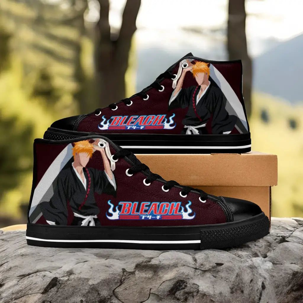 Bleach Kurosaki Ichigo Custom High Top Sneakers Shoes