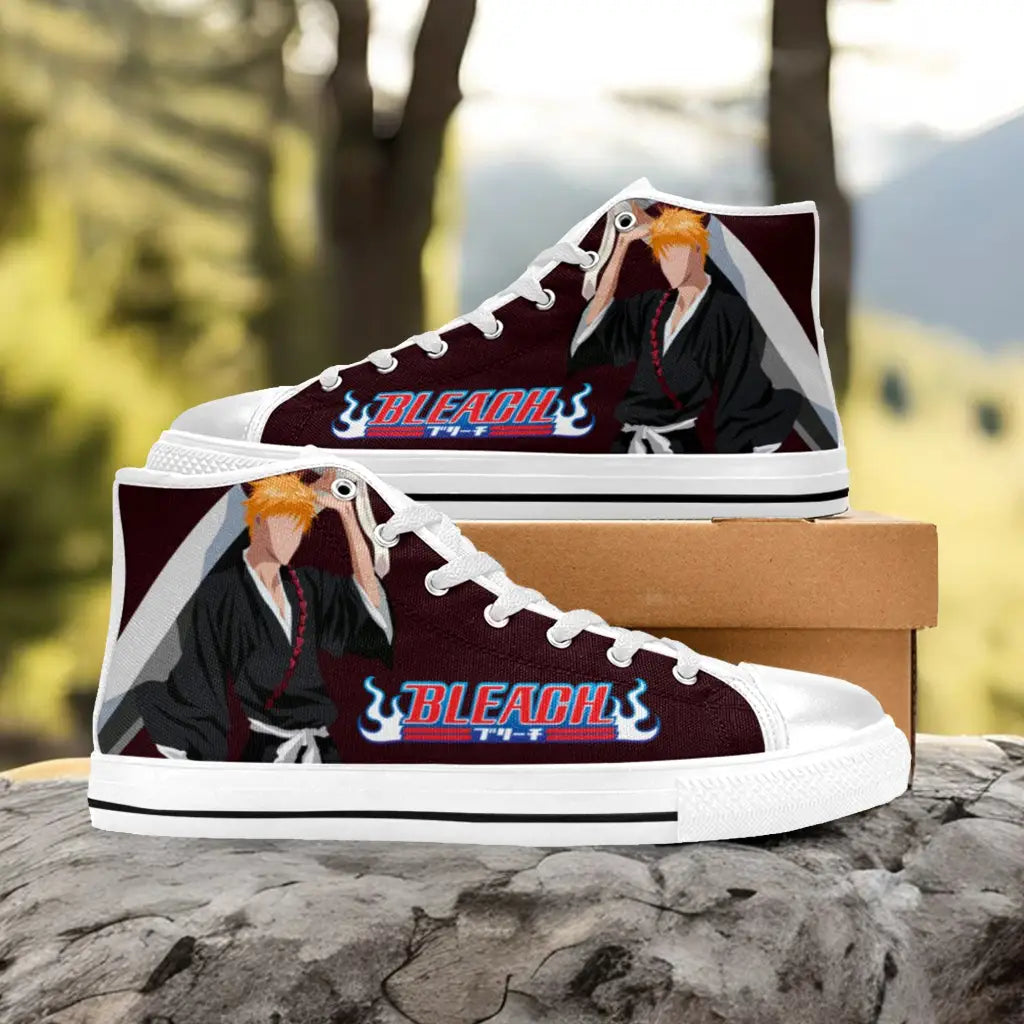 Bleach Kurosaki Ichigo Custom High Top Sneakers Shoes