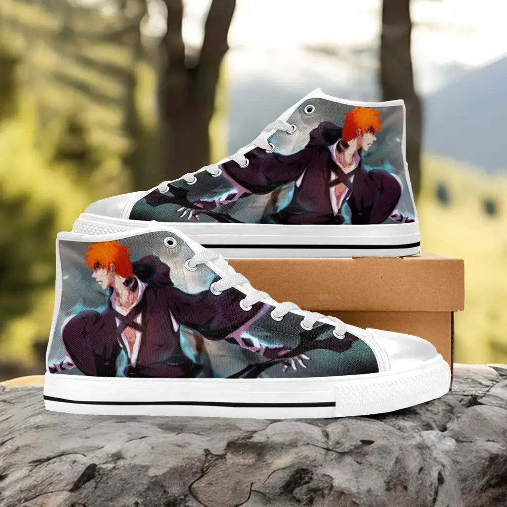 Bleach Kurosaki Ichigo Custom High Top Sneakers Shoes