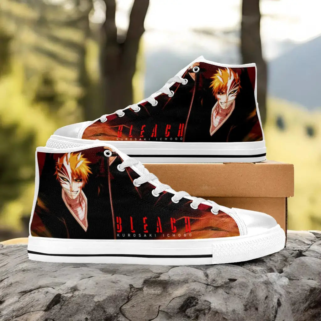 Bleach Kurosaki Ichigo Custom High Top Sneakers Shoes