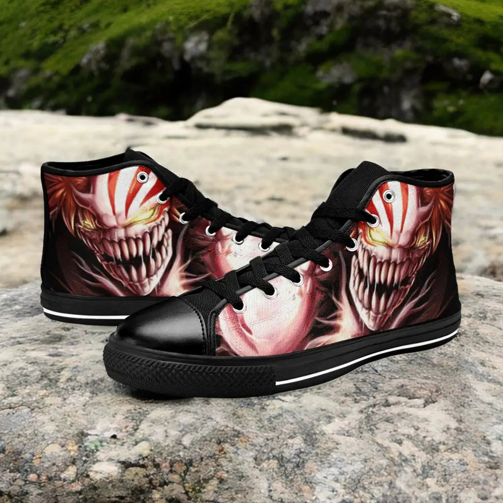 Bleach Kurosaki Ichigo Vasto Lorde Custom High Top Sneakers Shoes