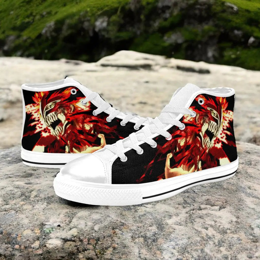 Bleach Kurosaki Ichigo Vasto Lorde Custom High Top Sneakers Shoes