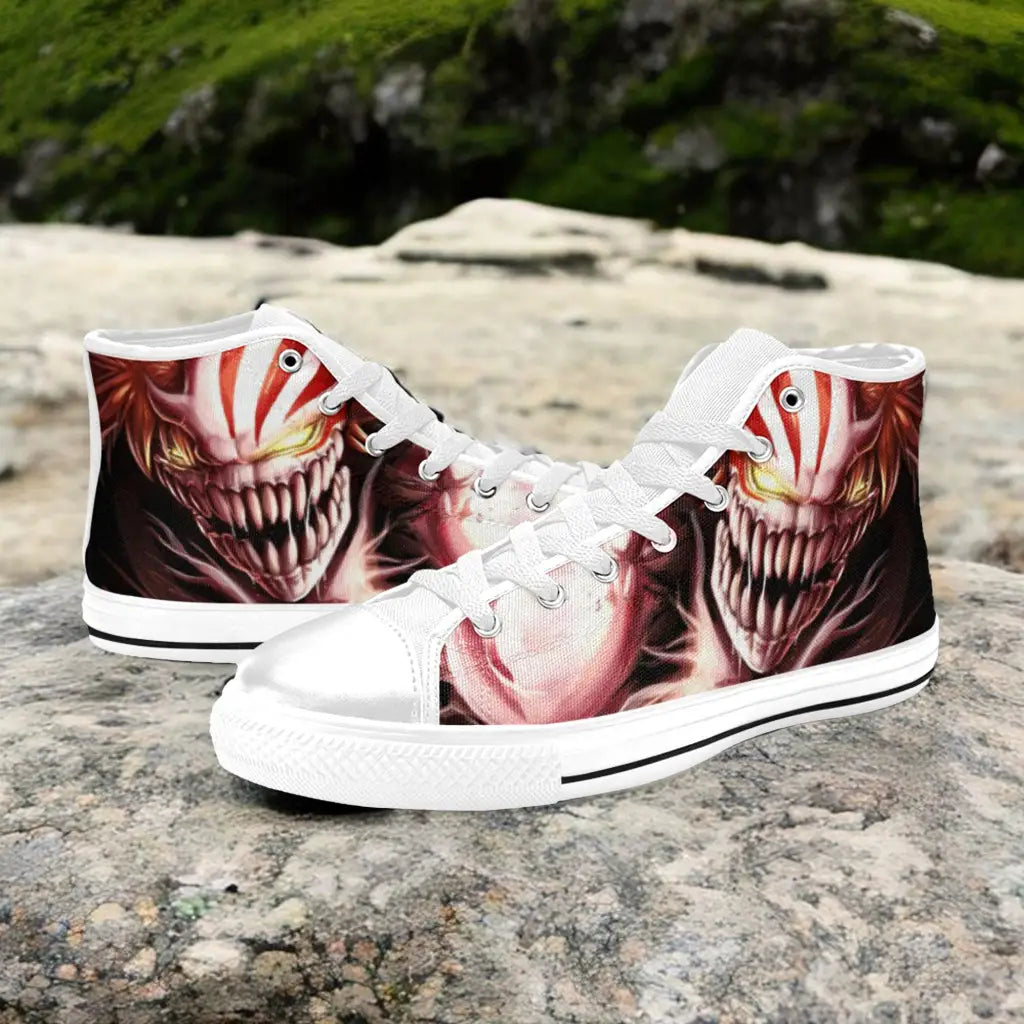 Bleach Kurosaki Ichigo Vasto Lorde Custom High Top Sneakers Shoes