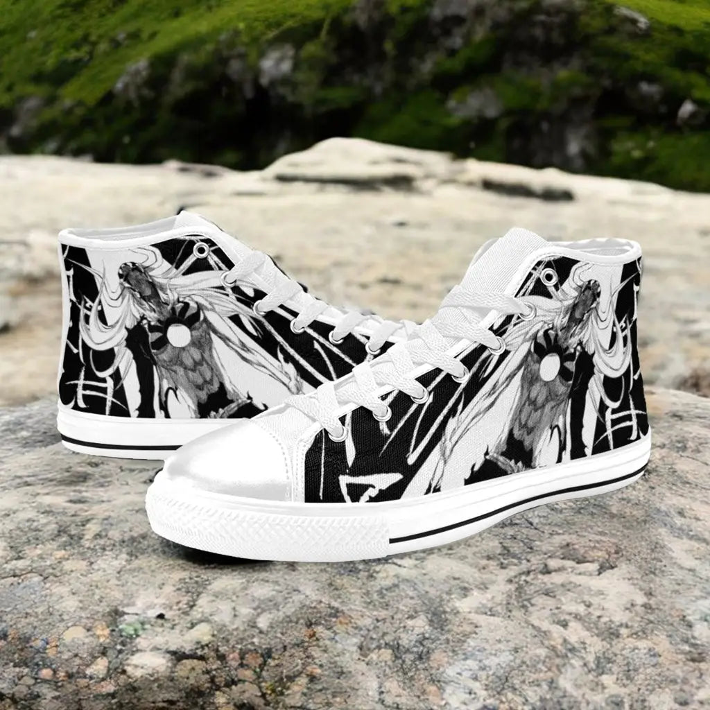 Bleach Kurosaki Ichigo Vasto Lorde Custom High Top Sneakers Shoes