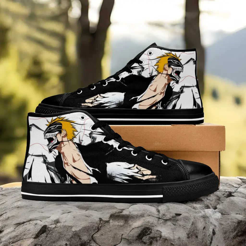 Bleach Kurosaki Ichigo Vasto Lorde Custom High Top Sneakers Shoes