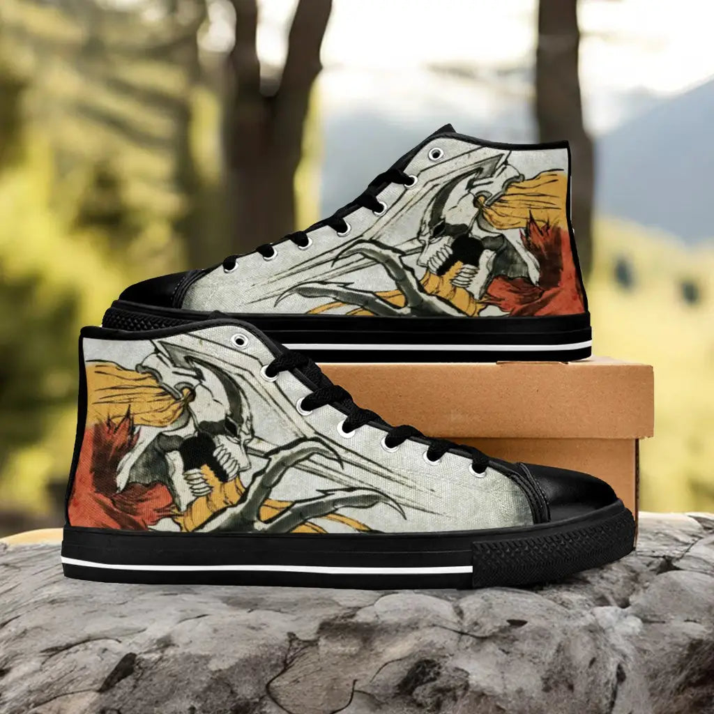 Bleach Kurosaki Ichigo Vasto Lorde Custom High Top Sneakers Shoes