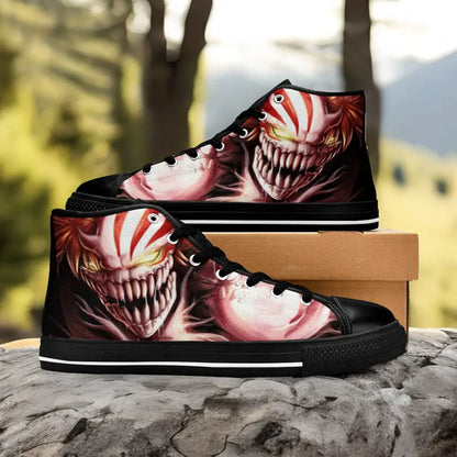 Bleach Kurosaki Ichigo Vasto Lorde Custom High Top Sneakers Shoes