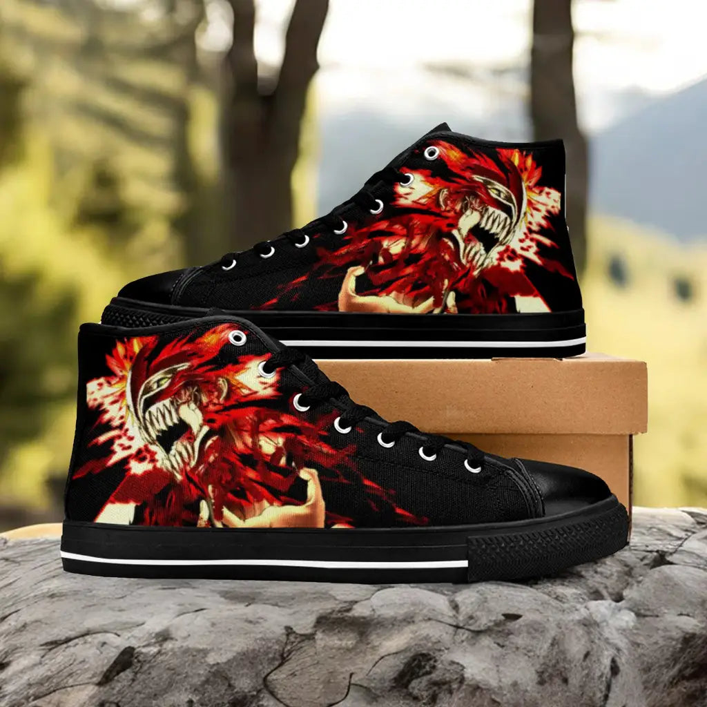 Bleach Kurosaki Ichigo Vasto Lorde Custom High Top Sneakers Shoes