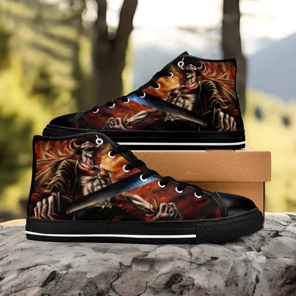 Bleach Kurosaki Ichigo Vasto Lorde Custom High Top Sneakers Shoes