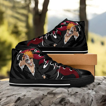 Bleach Kurosaki Ichigo Vasto Lorde Custom High Top Sneakers Shoes