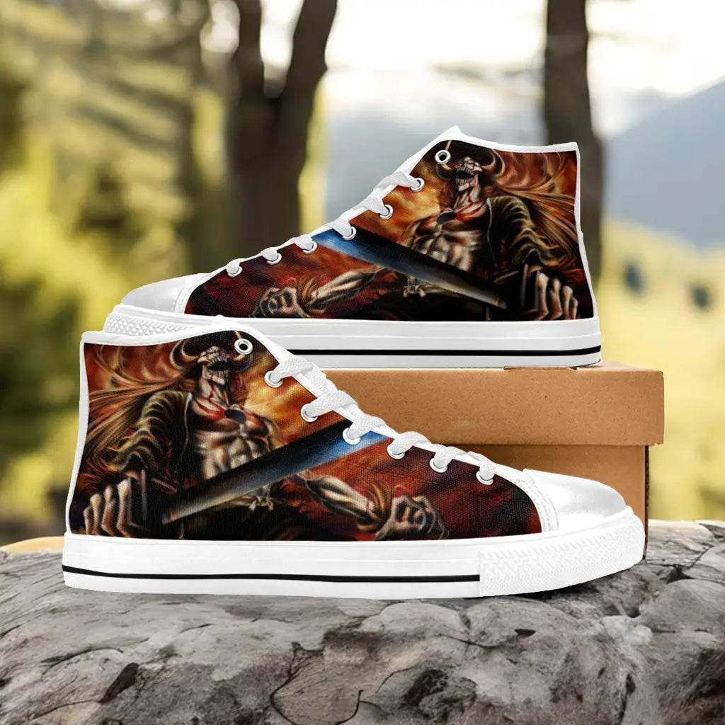 Bleach Kurosaki Ichigo Vasto Lorde Custom High Top Sneakers Shoes