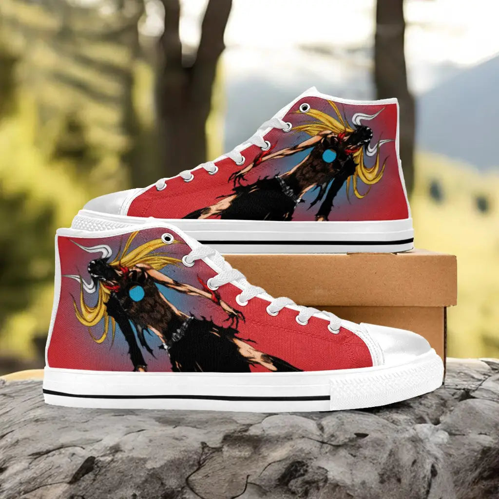 Bleach Kurosaki Ichigo Vasto Lorde Custom High Top Sneakers Shoes