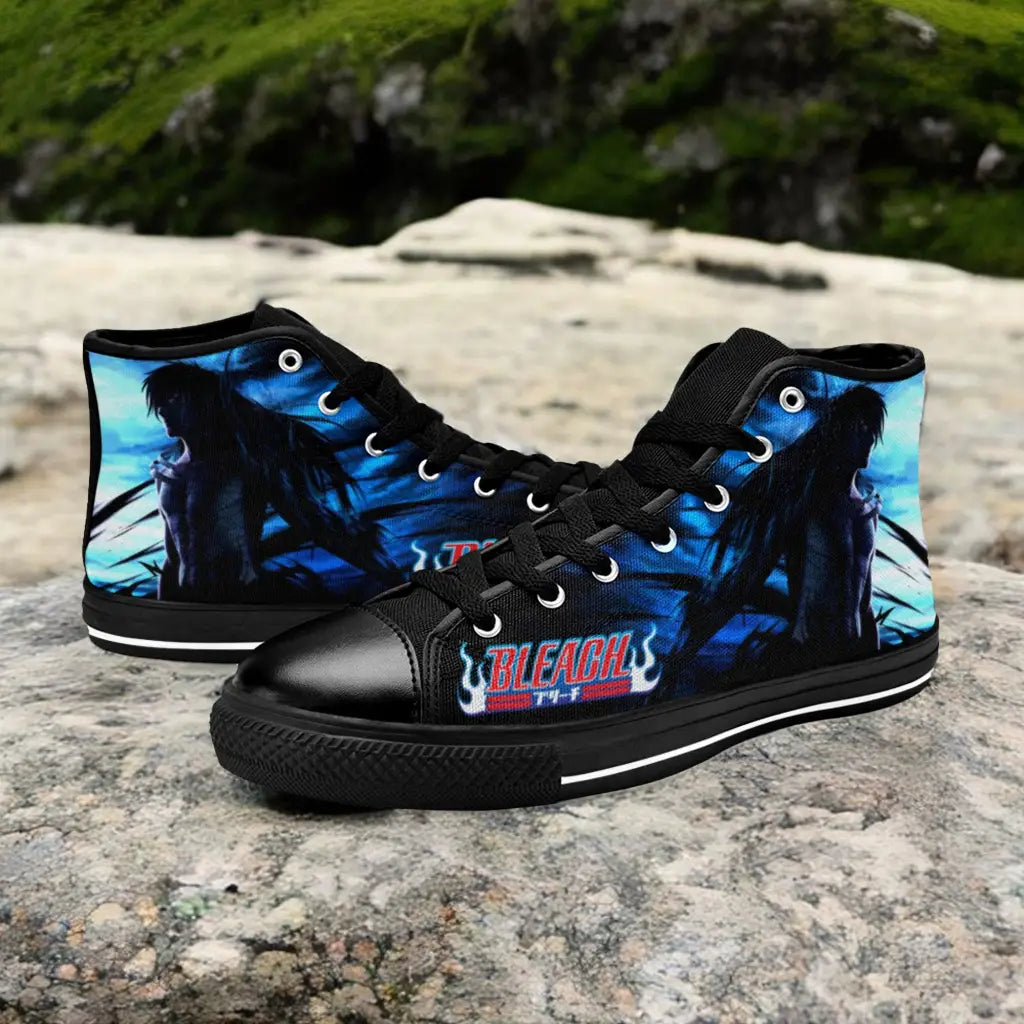 Bleach Mugetsu Ichigo Final Getsuga Tenshou Custom High Top Sneakers Shoes