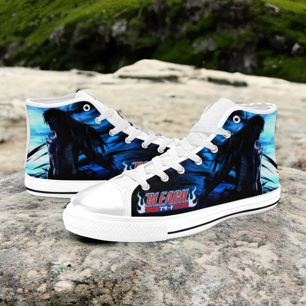 Bleach Mugetsu Ichigo Final Getsuga Tenshou Custom High Top Sneakers Shoes