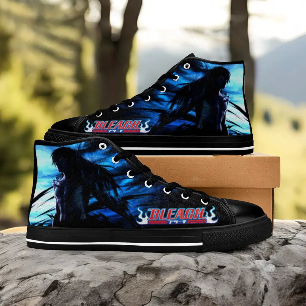 Bleach Mugetsu Ichigo Final Getsuga Tenshou Custom High Top Sneakers Shoes