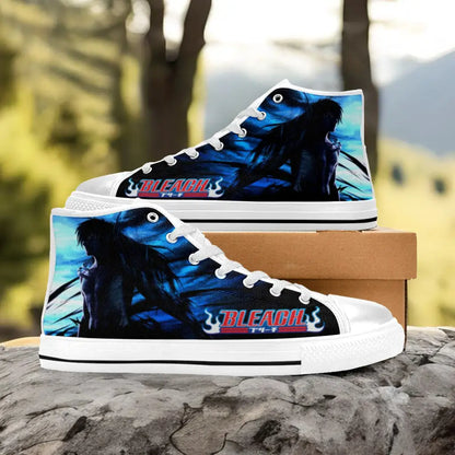 Bleach Mugetsu Ichigo Final Getsuga Tenshou Custom High Top Sneakers Shoes