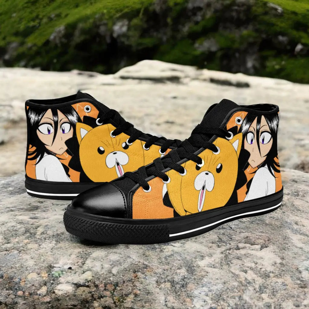 Bleach Rukia Kuchiki Kon Custom High Top Sneakers Shoes