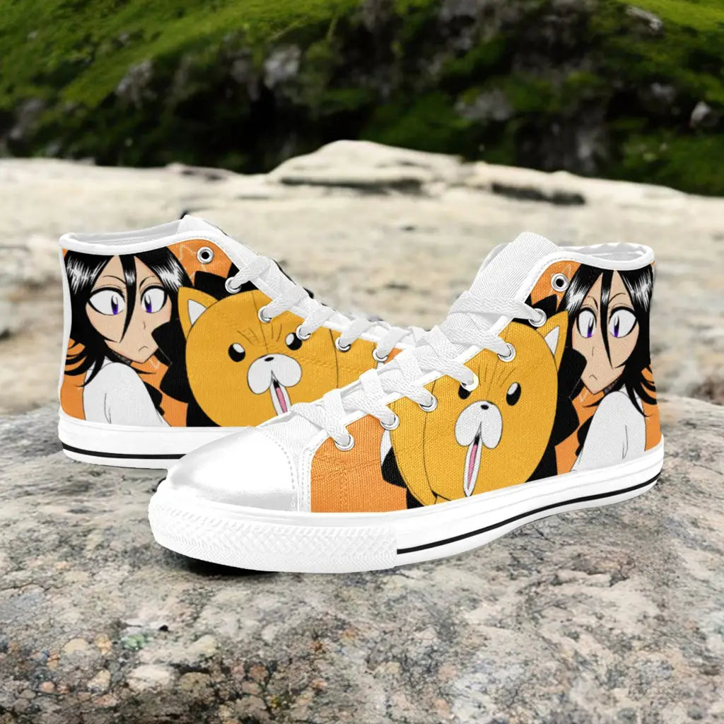 Bleach Rukia Kuchiki Kon Custom High Top Sneakers Shoes