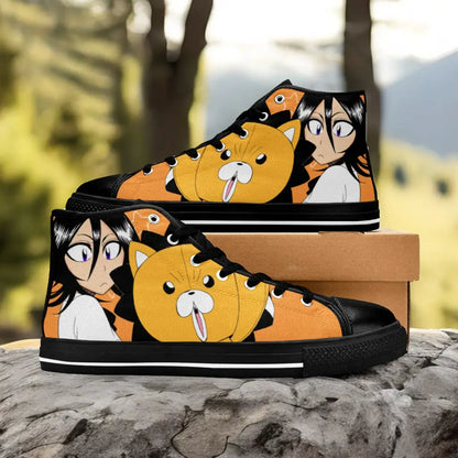 Bleach Rukia Kuchiki Kon Custom High Top Sneakers Shoes