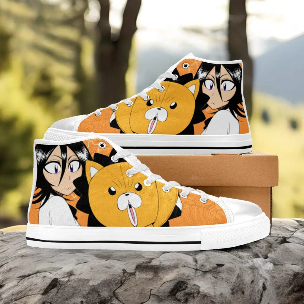 Bleach Rukia Kuchiki Kon Custom High Top Sneakers Shoes