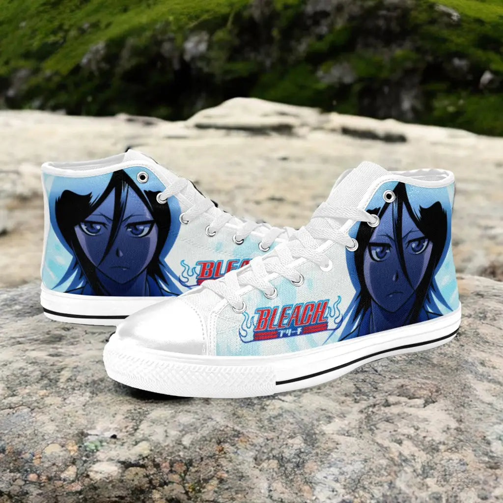 Bleach Rukia Kuchiki Custom High Top Sneakers Shoes