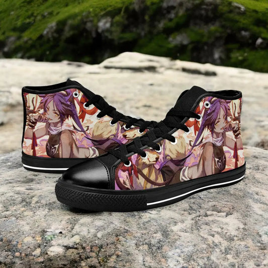 Bleach Shihouin Yoruichi Shoes Inspired Custom High Top