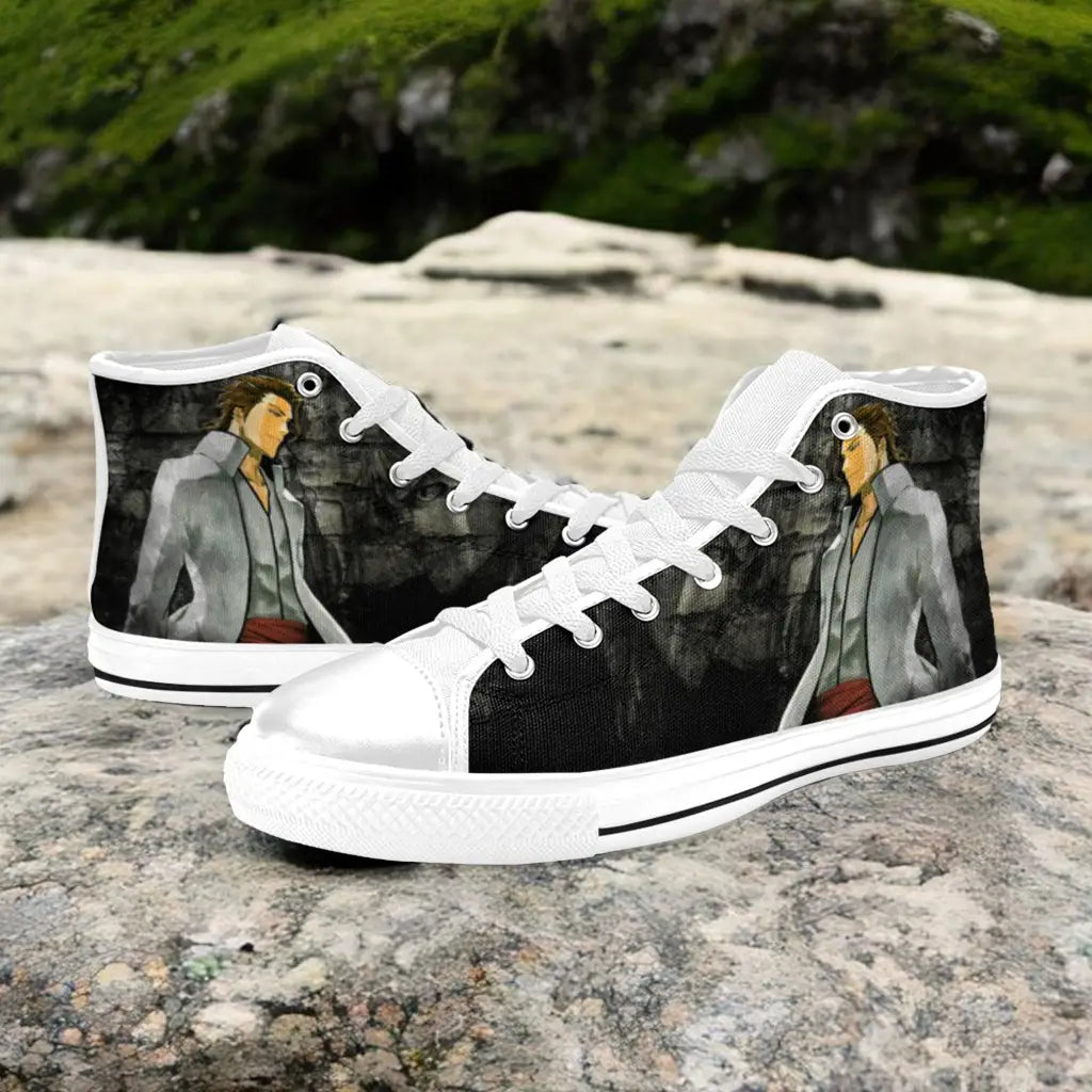 Bleach Sosuke Aizen Custom High Top Sneakers Shoes