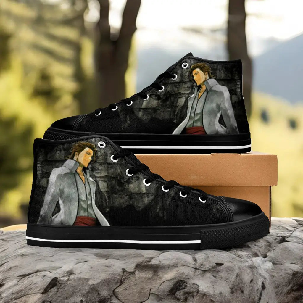 Bleach Sosuke Aizen Custom High Top Sneakers Shoes