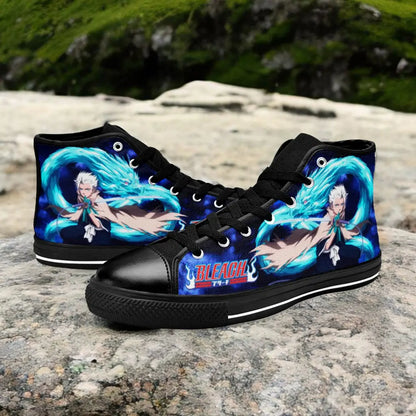 Bleach Toshiro Hitsugaya Bankai Custom High Top Sneakers Shoes