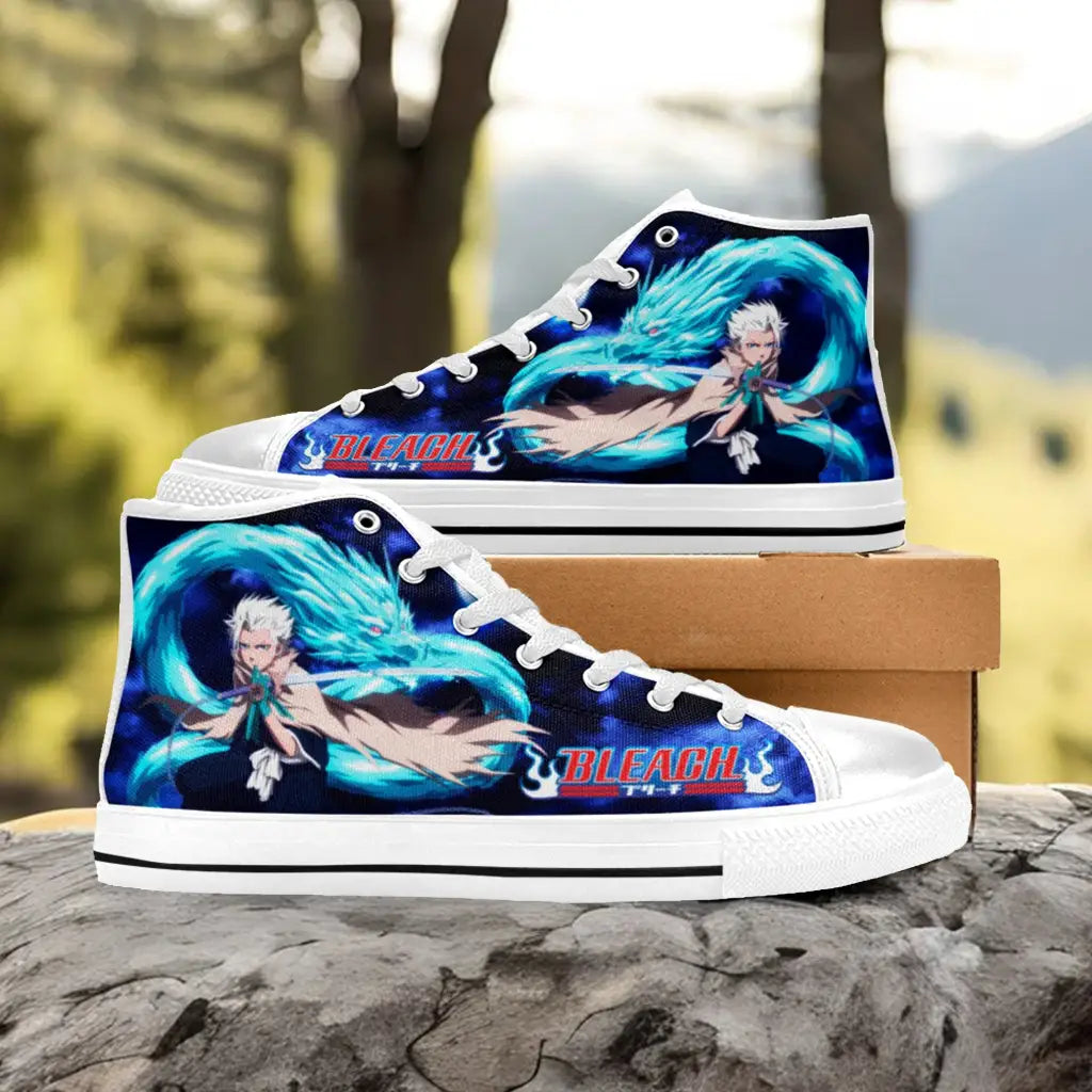 Bleach Toshiro Hitsugaya Bankai Custom High Top Sneakers Shoes