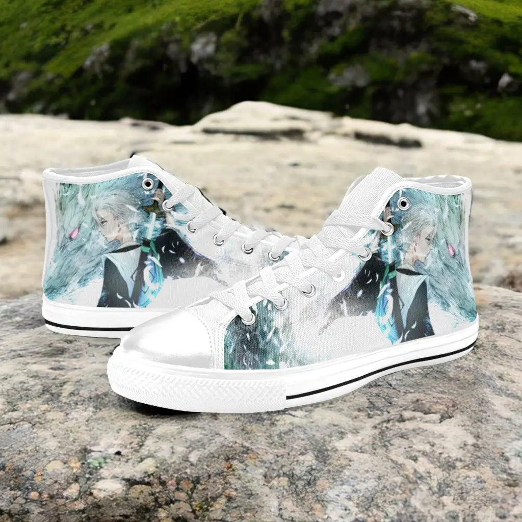 Bleach Toushirou Hitsugaya Bankai Custom High Top Sneakers Shoes