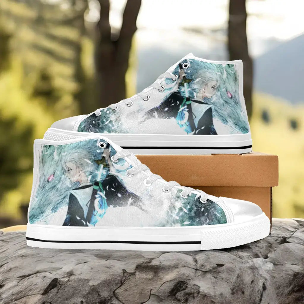 Bleach Toushirou Hitsugaya Bankai Custom High Top Sneakers Shoes