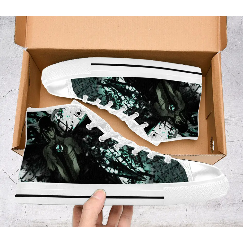 Bleach Ulquiorra Cifer Brave Souls Shoes High Top Sneakers