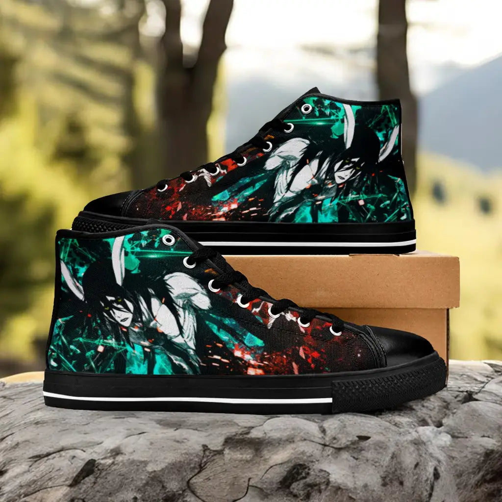 Bleach Ulquiorra Cifer Custom High Top Sneakers Shoes