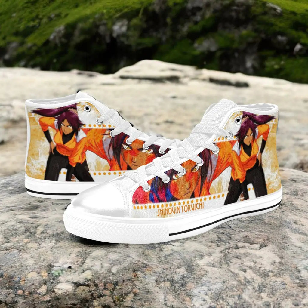 Bleach Yoruichi Shihoin Custom High Top Sneakers Shoes