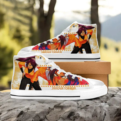 Bleach Yoruichi Shihoin Custom High Top Sneakers Shoes