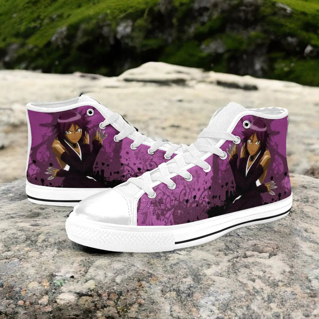 Bleach Yoruichi Shihouin Custom High Top Sneakers Shoes