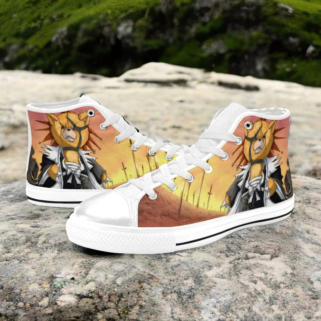 Bleach Zaraki Kenpachi Kon Custom High Top Sneakers Shoes