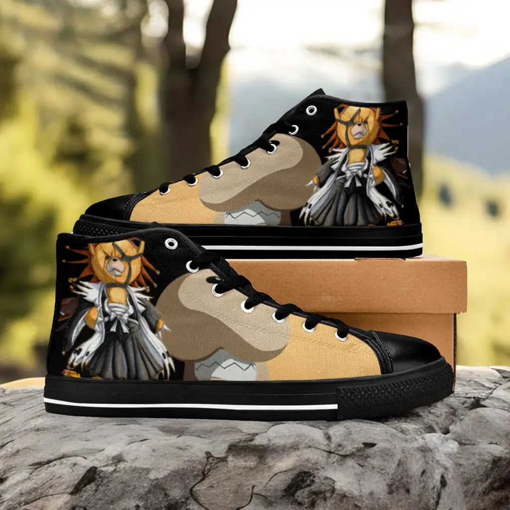 Bleach Zaraki Kenpachi Kon Custom High Top Sneakers Shoes