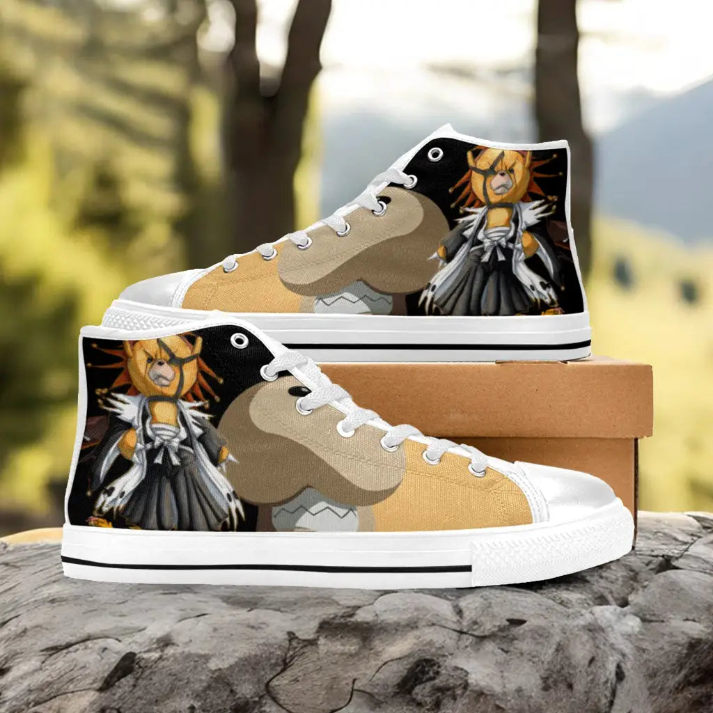 Bleach Zaraki Kenpachi Kon Custom High Top Sneakers Shoes