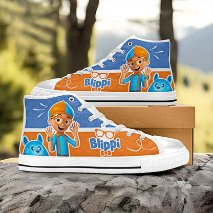 Blippi Wonders Custom High Top Sneakers Shoes