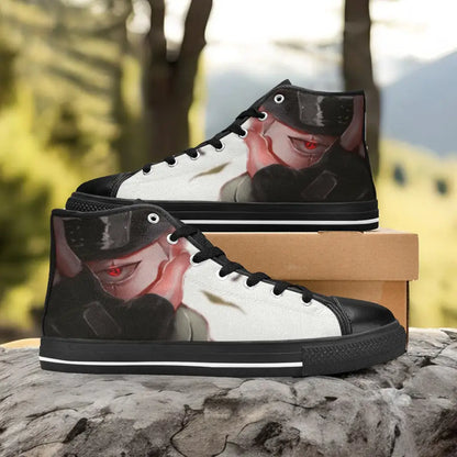 Boruto Naruto Hatake Kakashi Mangekyou Sharingan Custom High Top Sneakers Shoes