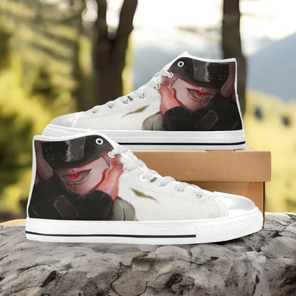 Boruto Naruto Hatake Kakashi Mangekyou Sharingan Custom High Top Sneakers Shoes