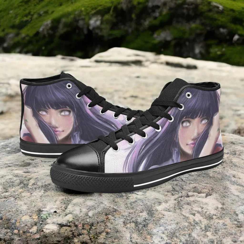 Boruto Naruto Hyuga Hinata Custom High Top Sneakers Shoes